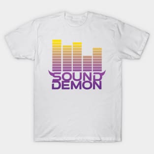 Sound Demon Purple and Yellow T-Shirt